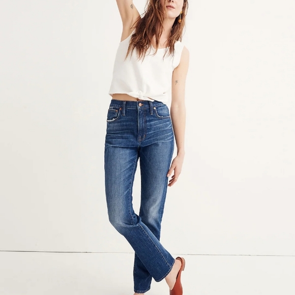 Madewell hi rise slim boyfriend jeans 23 - Picture 9 of 9